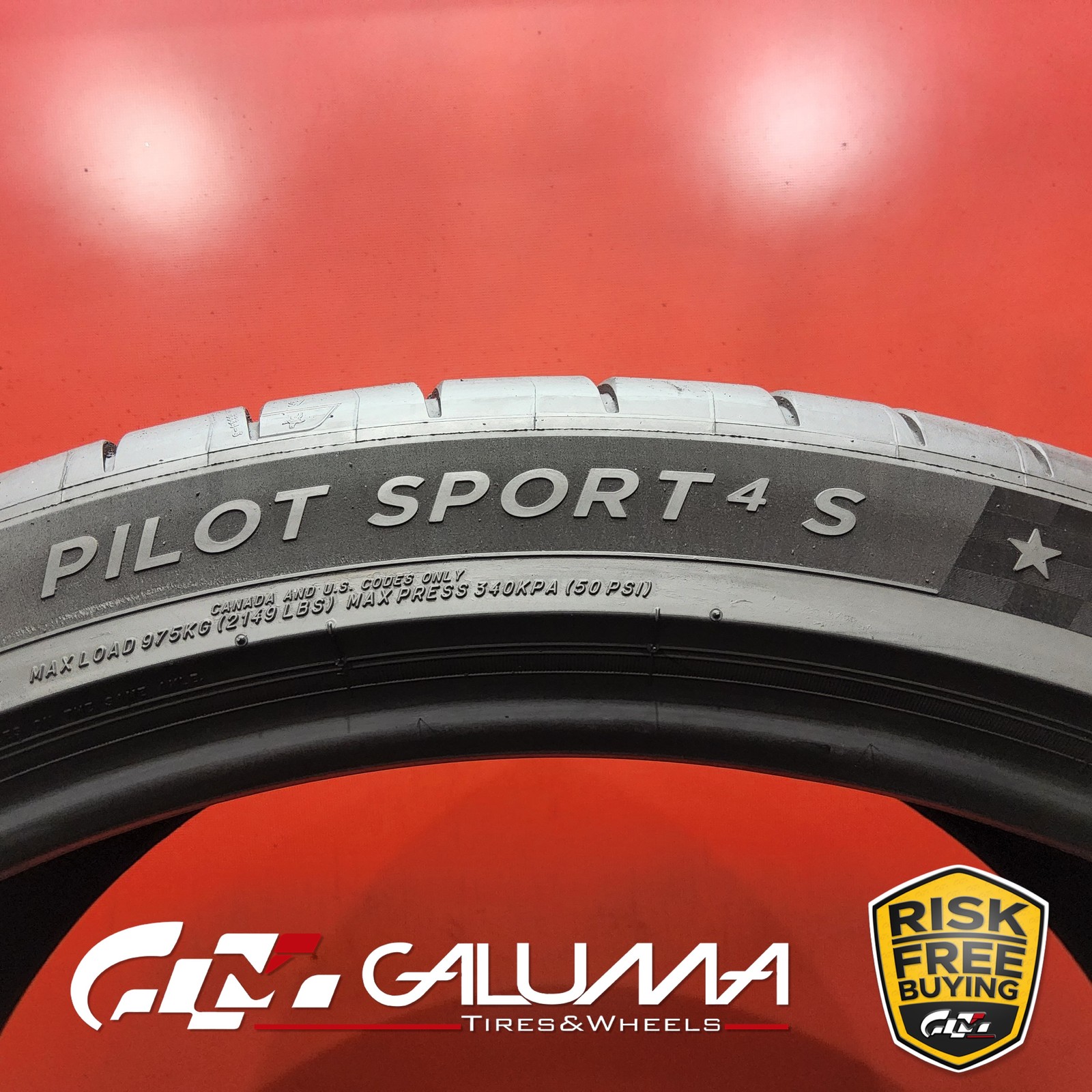 Set of 2 Tires LikeNEW Michelin Pilot Sport 4S ★ XL 315/30ZR22 315/30/22 #95159