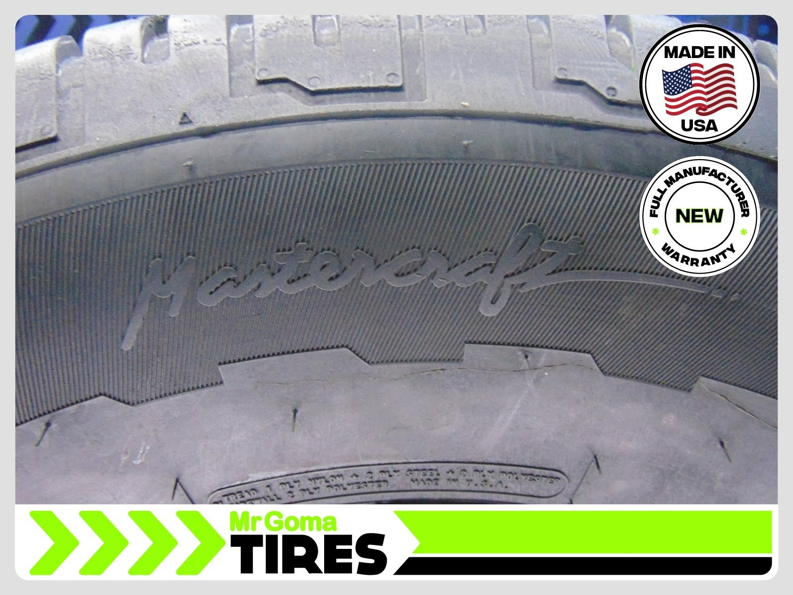 1 BRAND NEW 245/75R16 COOPER MASTERCRAFT STRATUS AP TIRE 2457516 MADE IN USA