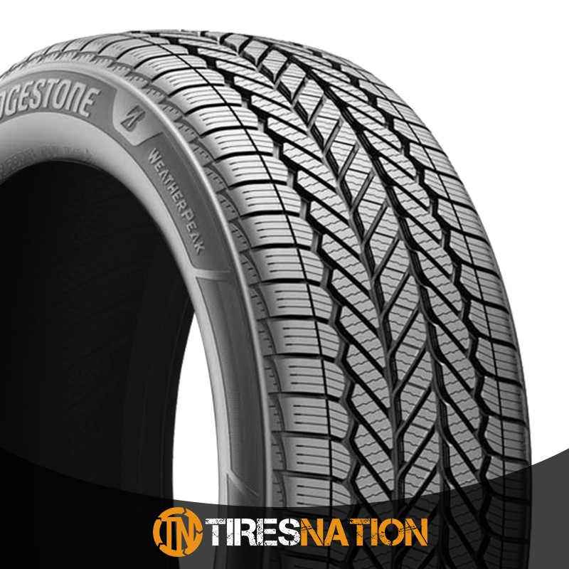 (1) BRIDGESTONE WEATHERPEAK 225/55R17 97V All Season Performance Tires