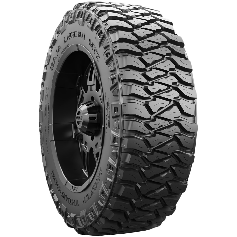 (QTY 5) 40×14.50R20 Mickey Thompson Baja Legend MTZ 128Q LRD Black Wall Tires