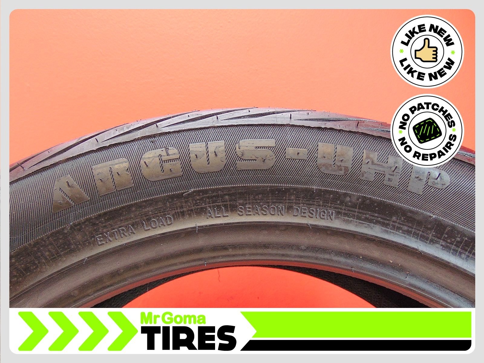 1 ZENNA ARGUS UHP ALL SEASON ECOSAFE XL 275/45R20 USED TIRE 9.6/32 TREAD 110V