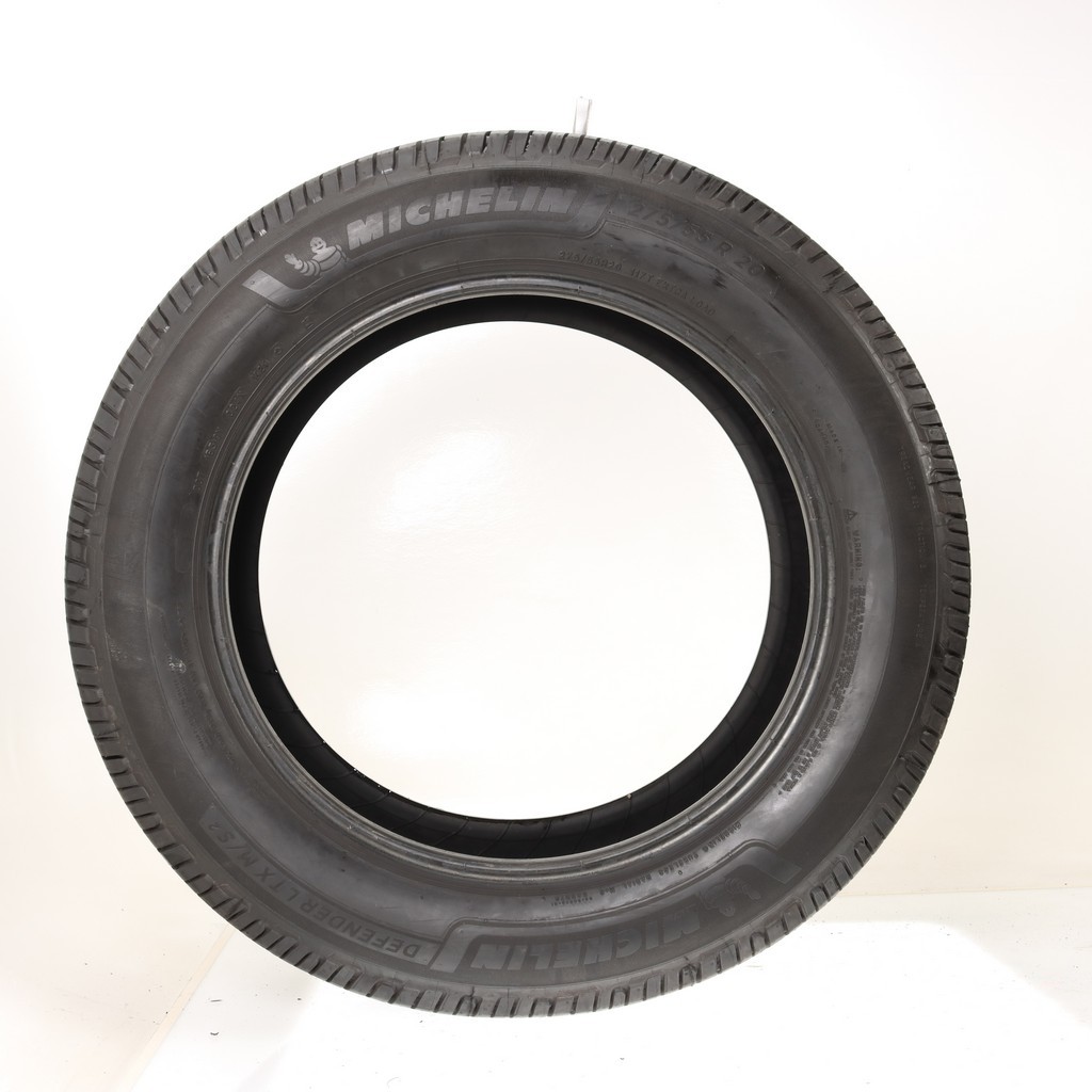 Set of (4) Used 275/55R20 Michelin Defender LTX M/S 2 117T – 9.5-11/32 (NYPO)