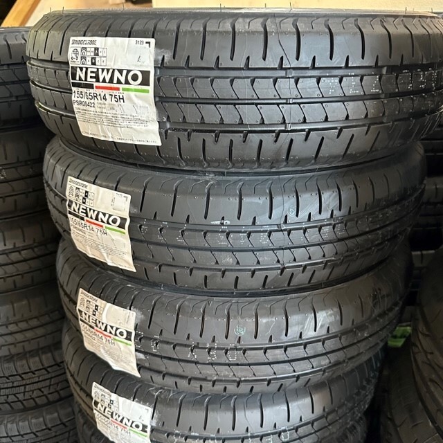 BRIDGESTONE Genuine NEWNO 155/65R14 75H Summer Tires PSR08422 Set of 4