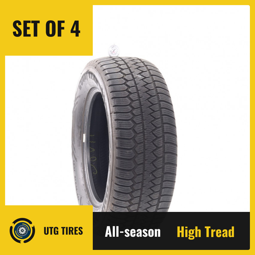 Set of (4) Used 255/60R18 Goodyear Eagle Enforcer All Weather 108V – 8.5-10/32