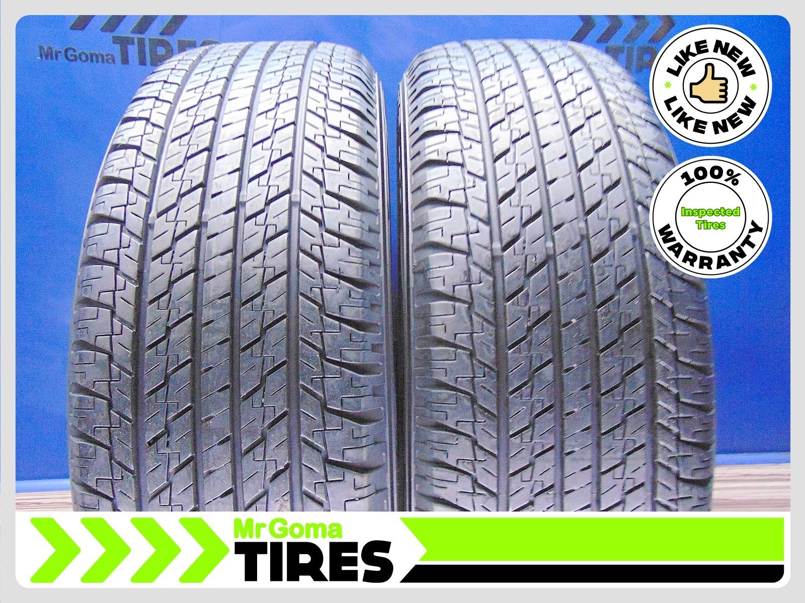Set of 2 Yokohama Geolandar G96B P245/60R20 Used Tires 9.2/32 107H – 2456020