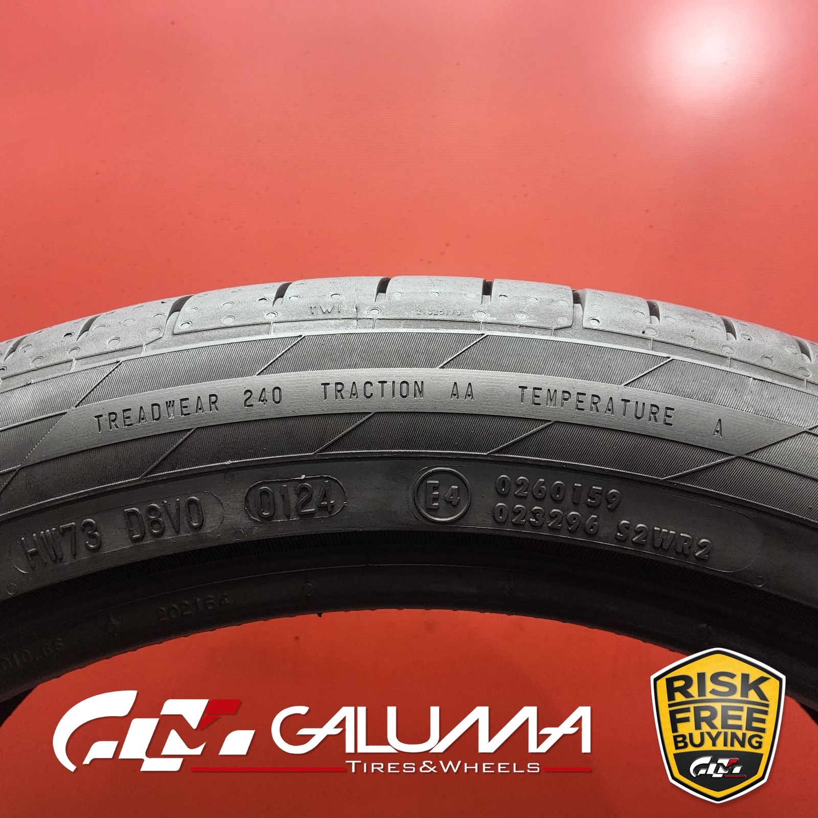1 Tire LikeNEW Continental ContiSportContact 5P 255/40ZR20 255/40/20 101Y #95348