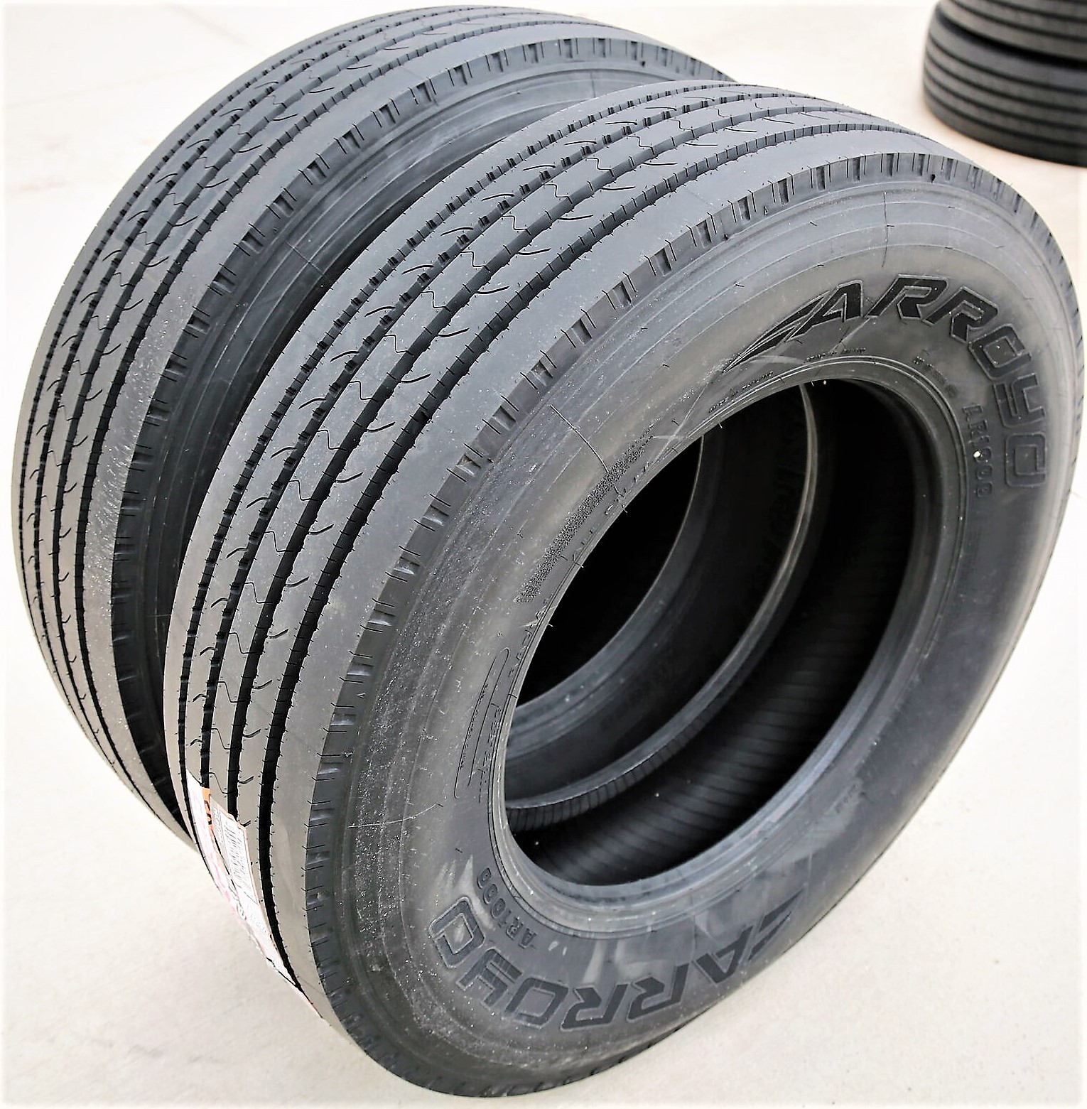 2 Tires Arroyo AR1000 255/70R22.5 Load H 16 Ply Steer M+S All Steel Commercial