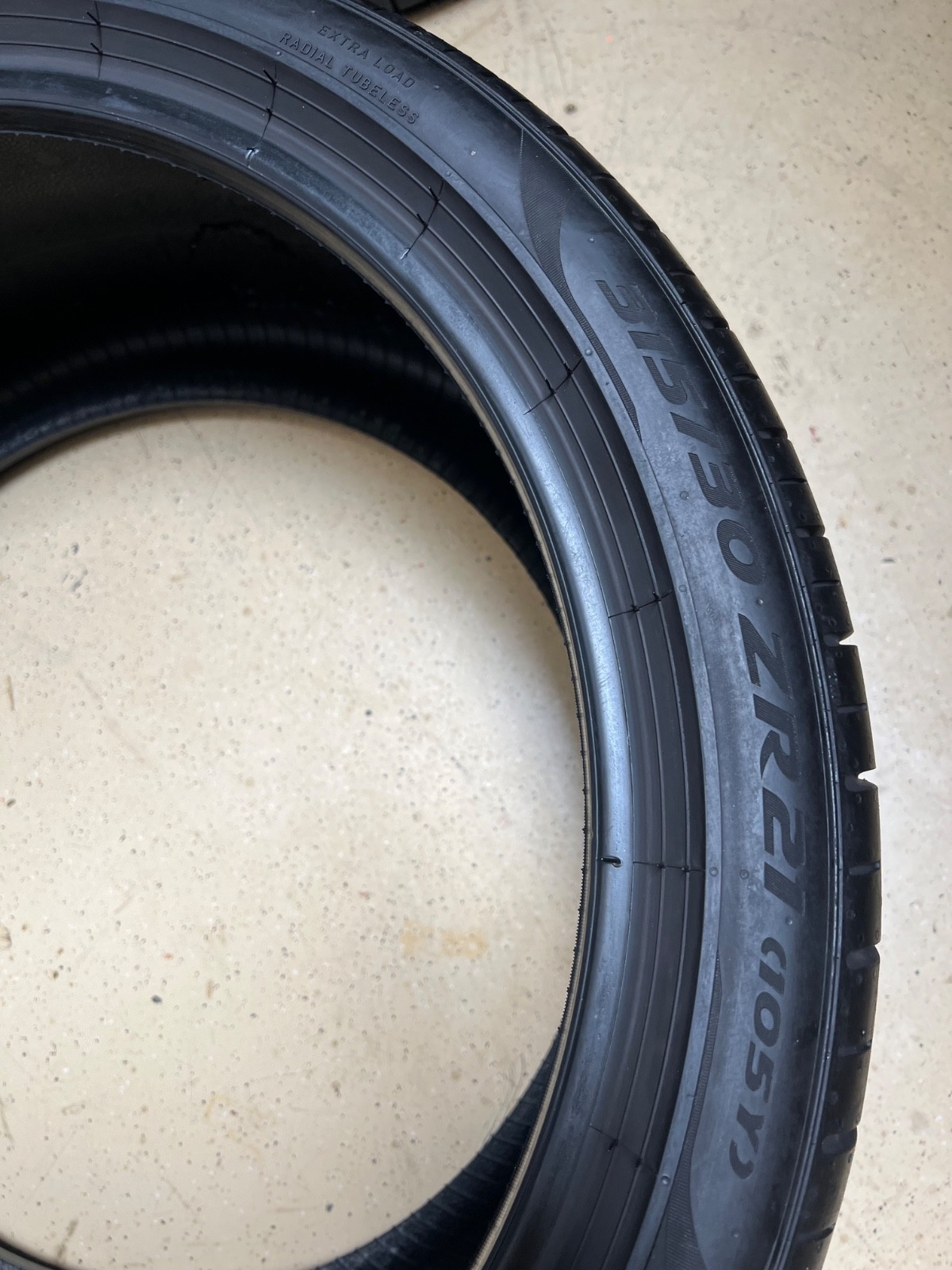 1 – NICE 315/30ZR21 XL (103Y) Pirelli P Zero PZ4 (ND0) Porsche OEM – 5072