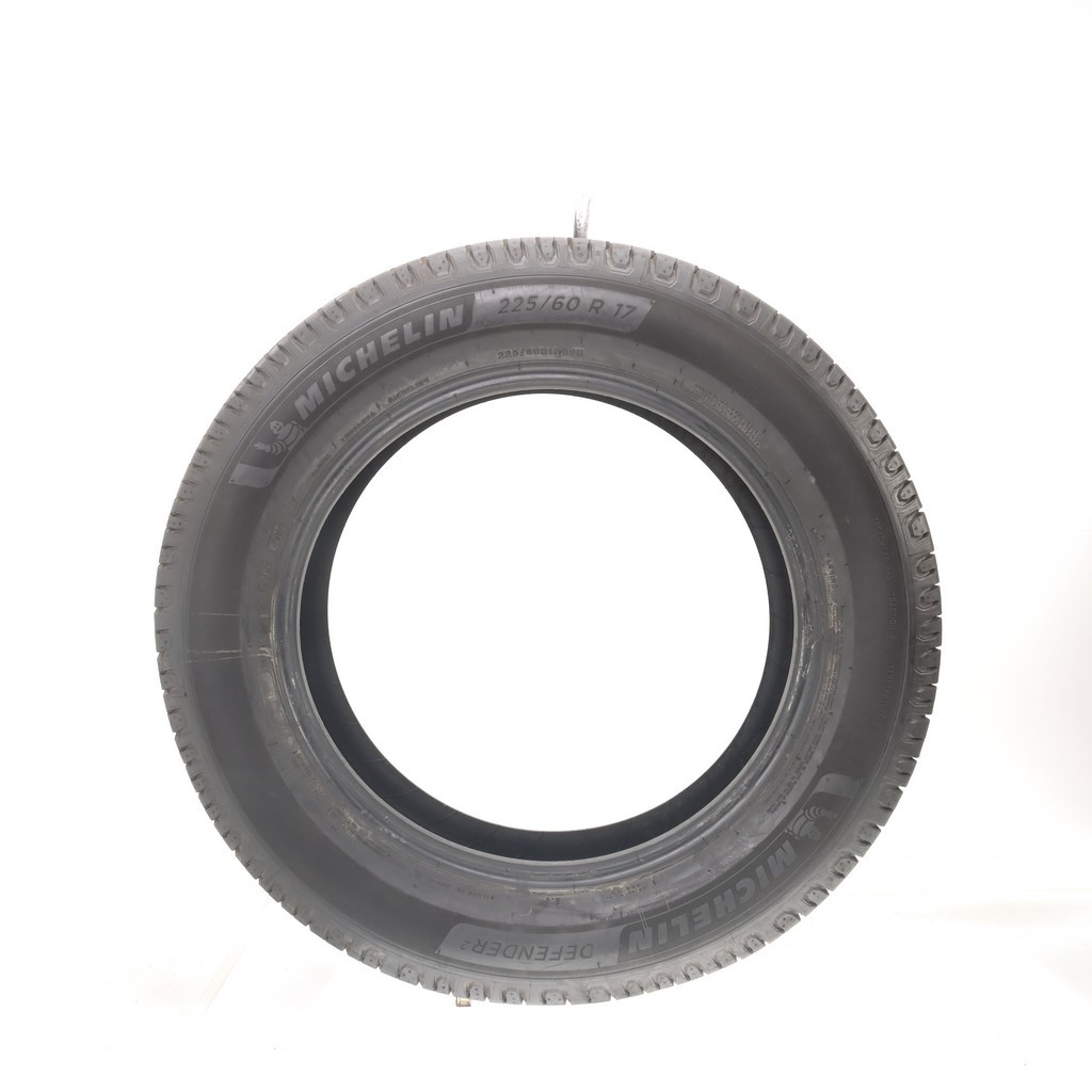 Set of (4) Used 225/60R17 Michelin Defender 2 99H – 8-9/32
