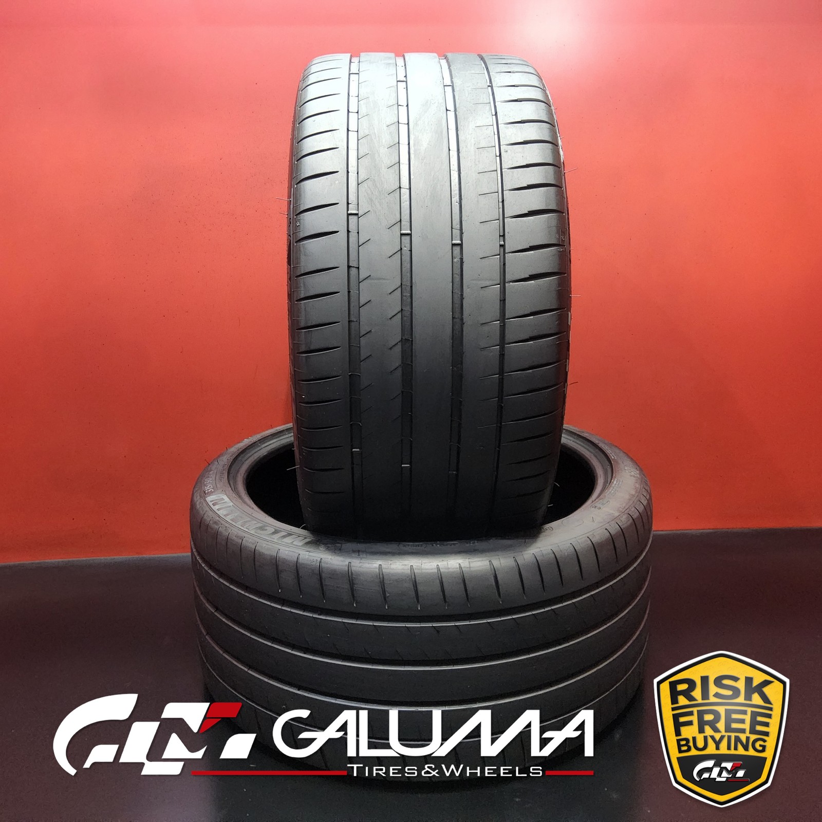 Set of 2 Tires Michelin Pilot Sport 4S ★ XL 315/30ZR22 107Y No Repairs #96263