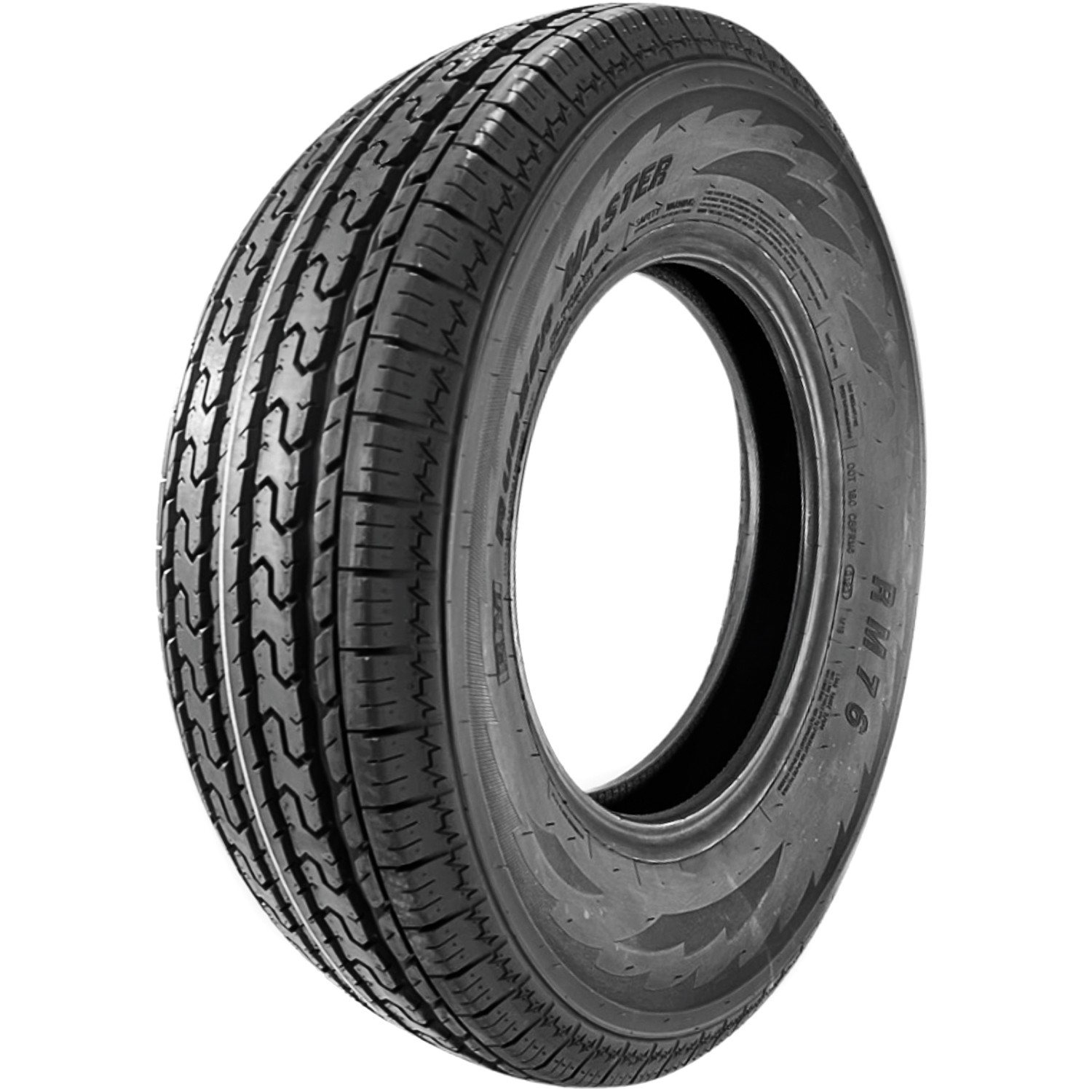 Tire RubberMaster RM76 ST 205/75R15 205-75-15 205/75/15 Load C 6 Ply Trailer