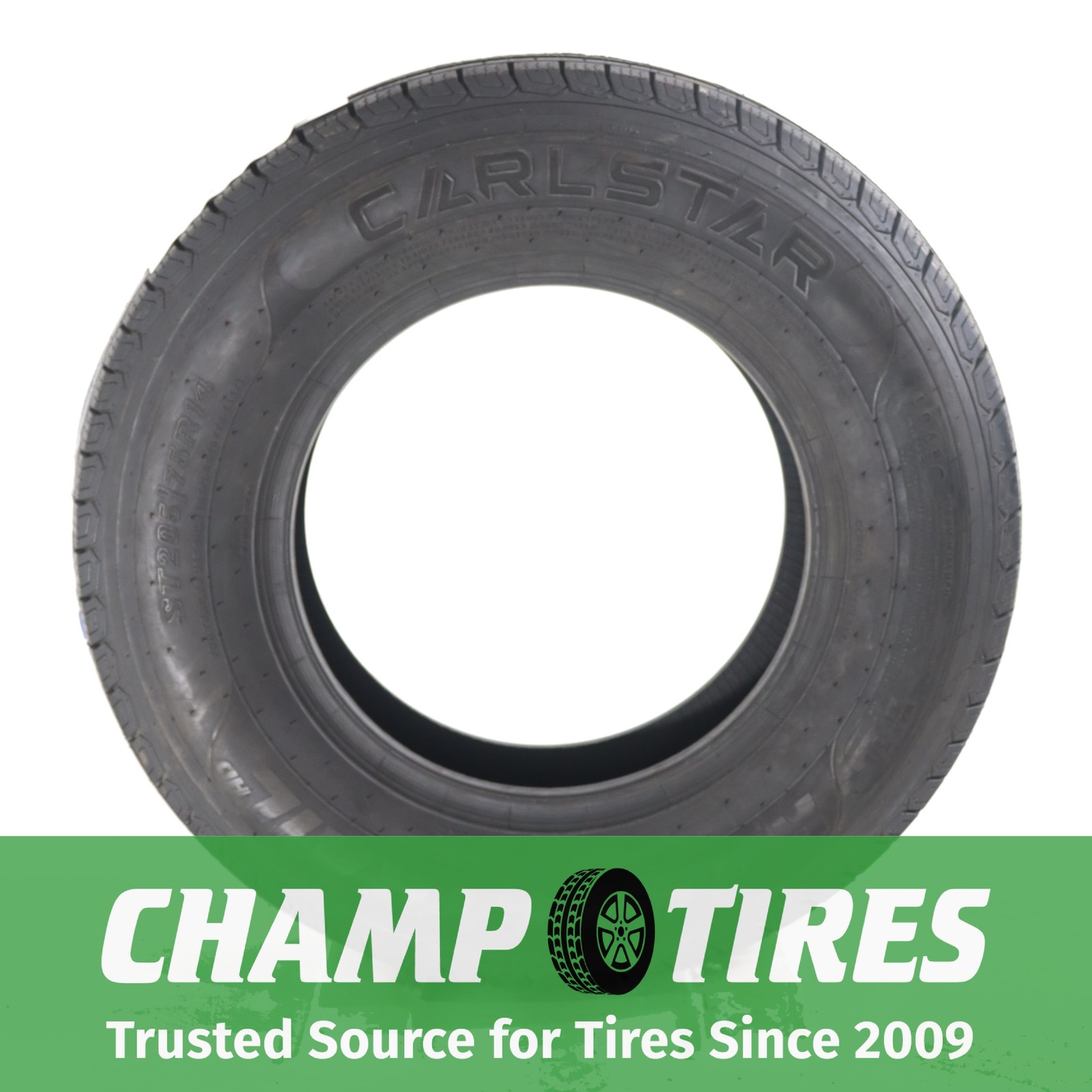 ST205/75R14 Carlstar NEW Radial Trail HD LR C New 9/32nds