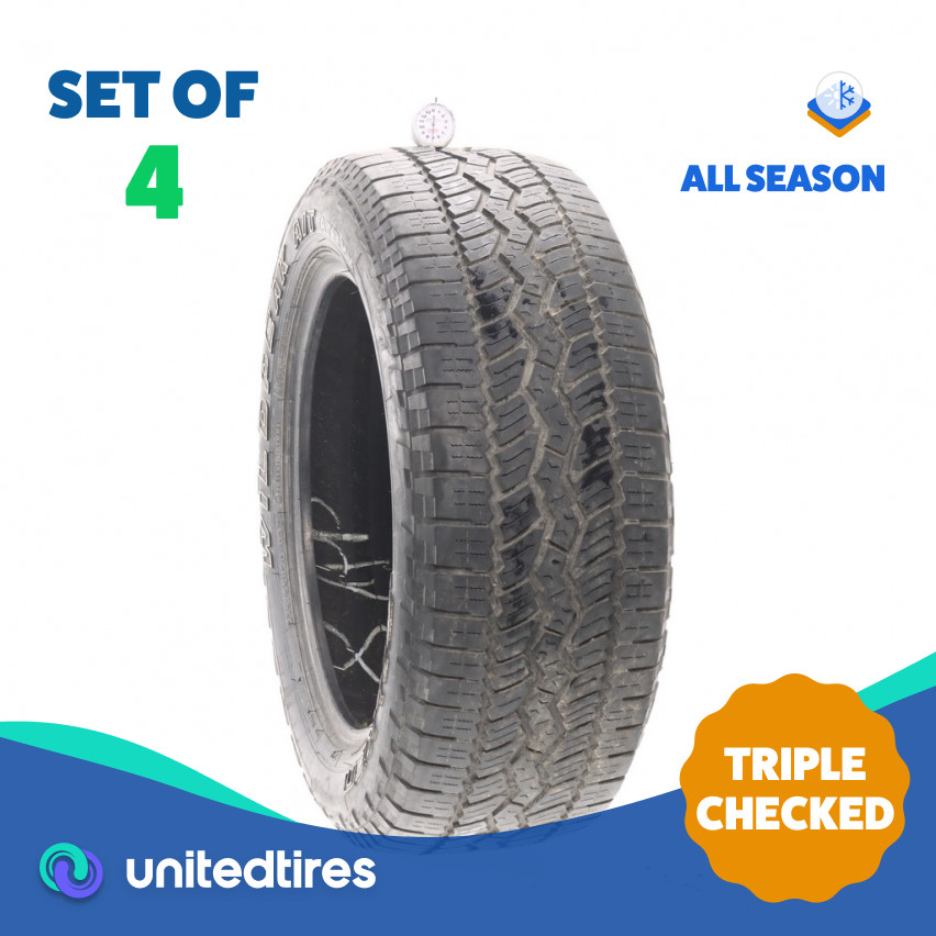 Set of (4) Used 275/55R20 Falken Wildpeak A/T3W A 113T – 7-8.5/32