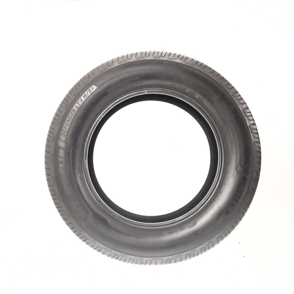 Set of (2) Used 265/60R18 Michelin Defender LTX M/S 2 114H – 10/32