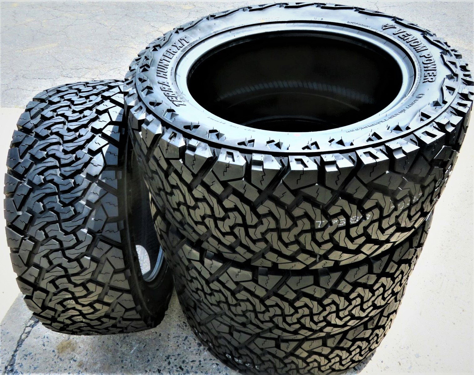 4 Venom Power Terra Hunter X/T LT 285/70R17 Load E 10 Ply Extreme Terrain Tires