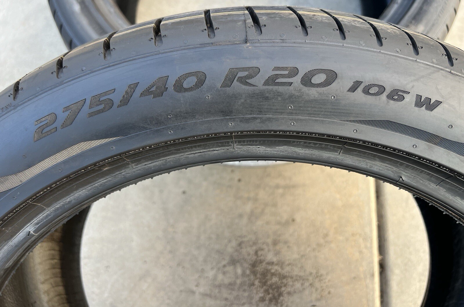 Set of TWO BRAND NEW 275/40R20 Pirelli P Zero PZ4 Run Flat RF RFT BMW Tires