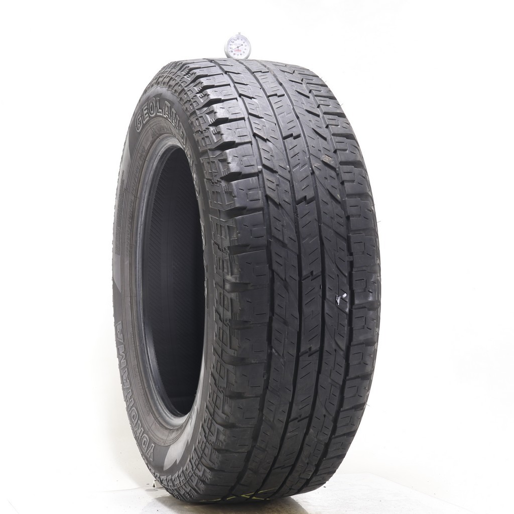 Set of (4) Used LT 285/60R20 Yokohama Geolandar A/T G015 125/122S – 9-10.5/32