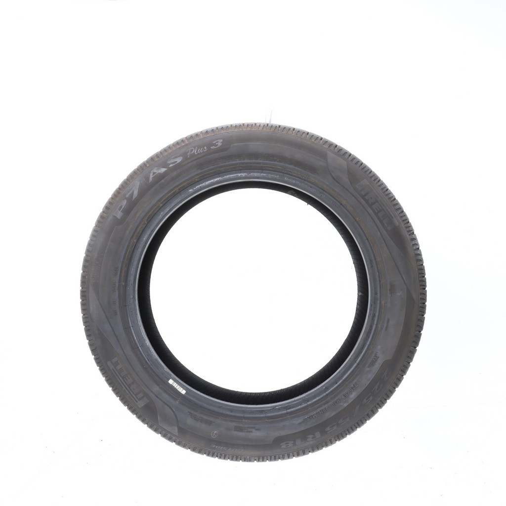 Set of (4) Used 225/55R18 Pirelli P7 AS Plus 3 98H – 9.5-10.5/32
