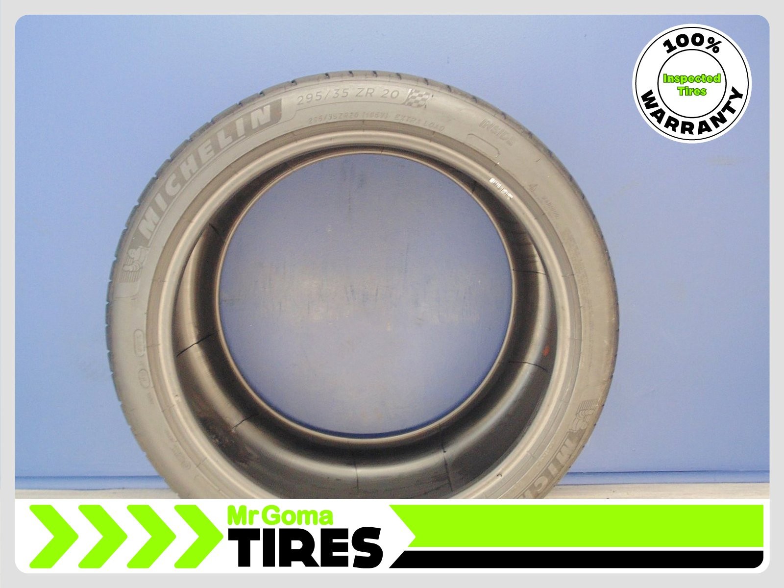 1 MICHELIN PILOT SPORT 4S MO1A 295/35ZR20 USED TIRE 7/32 TREAD MERCEDES 2953520
