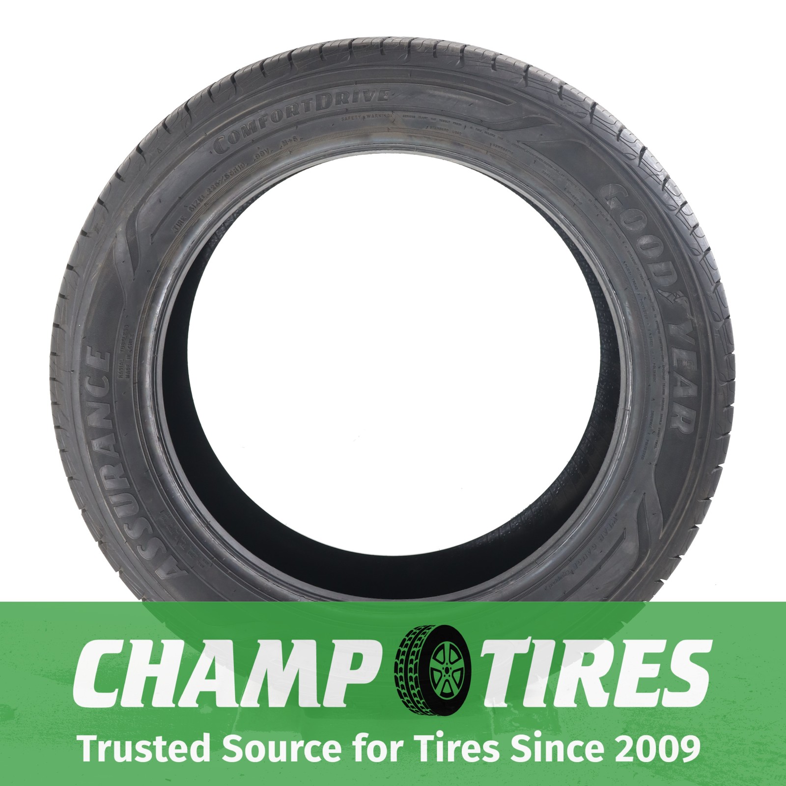 Set Of 4 P225/55R19 Goodyear New Assurance ComfortDrive 99 V New 11/32nds