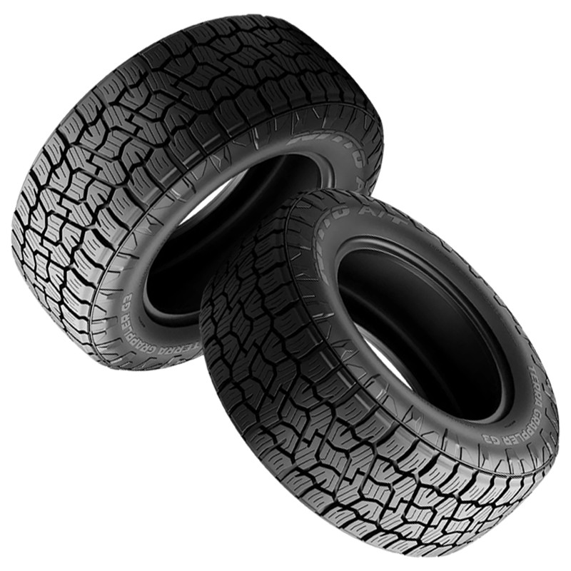 2 Nitto Terra Grappler G3 305/55R20 116T All Terrain Tires ( Take Off )