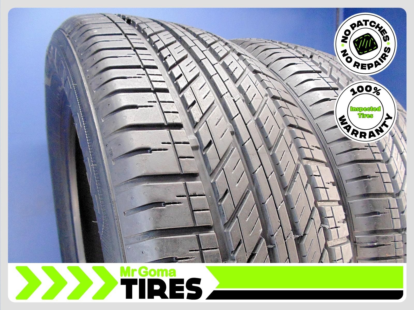 2 IROMAN RB-SUV XL 255/55R20 USED TIRES 8.8/32 TREAD 110H NO PATCHES 2555520