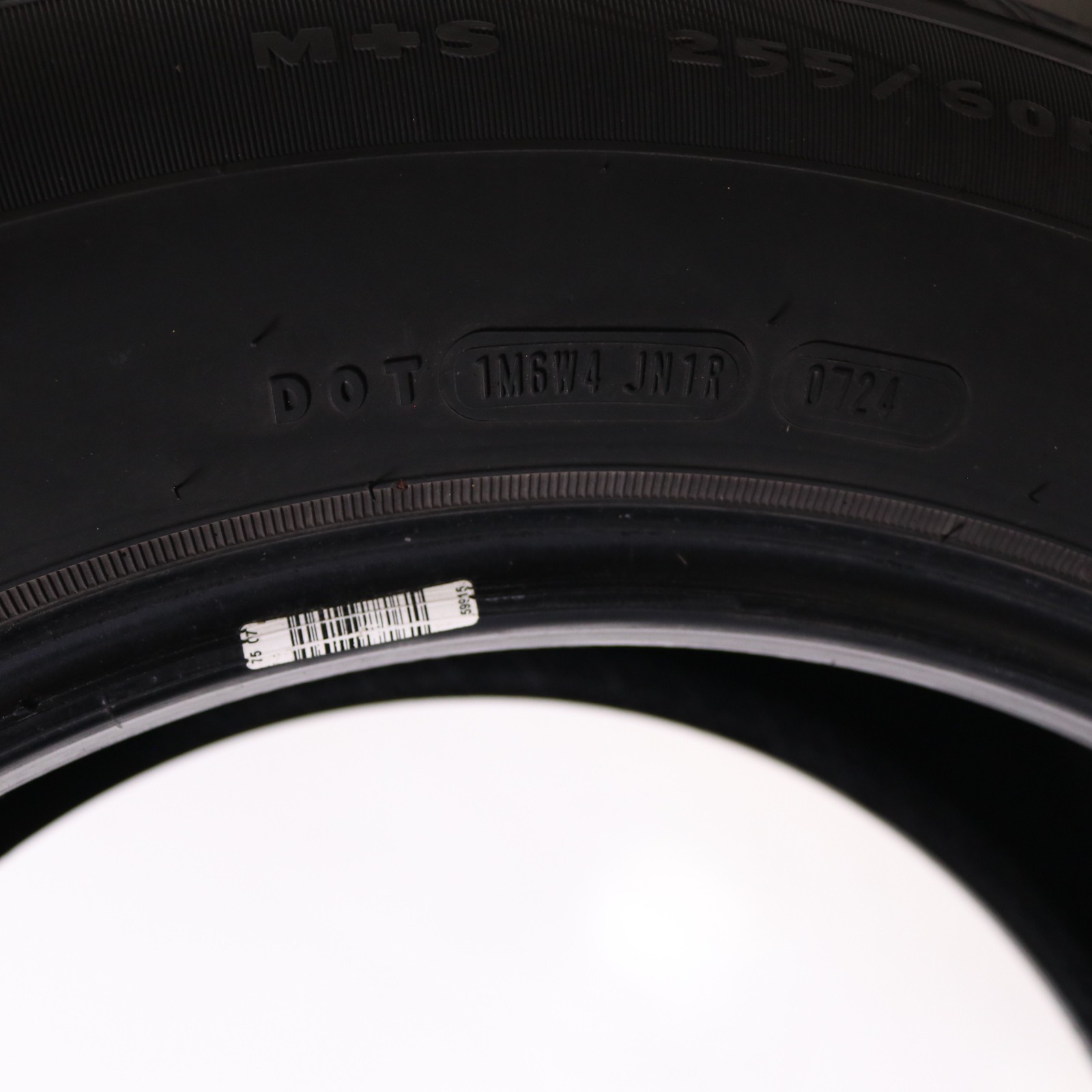 Set of 4 Used 255/60R18 Goodyear Eagle Touring – 108H – 8-9/32