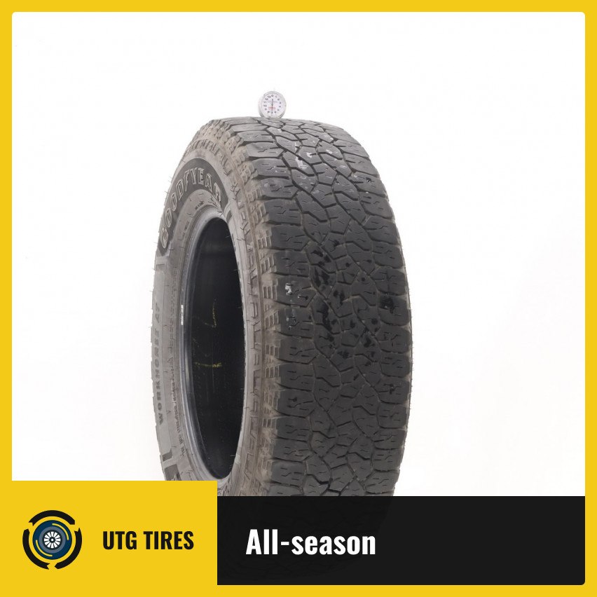 Used LT 265/70R18 Goodyear Wrangler Workhorse AT 124/121S – 7/32