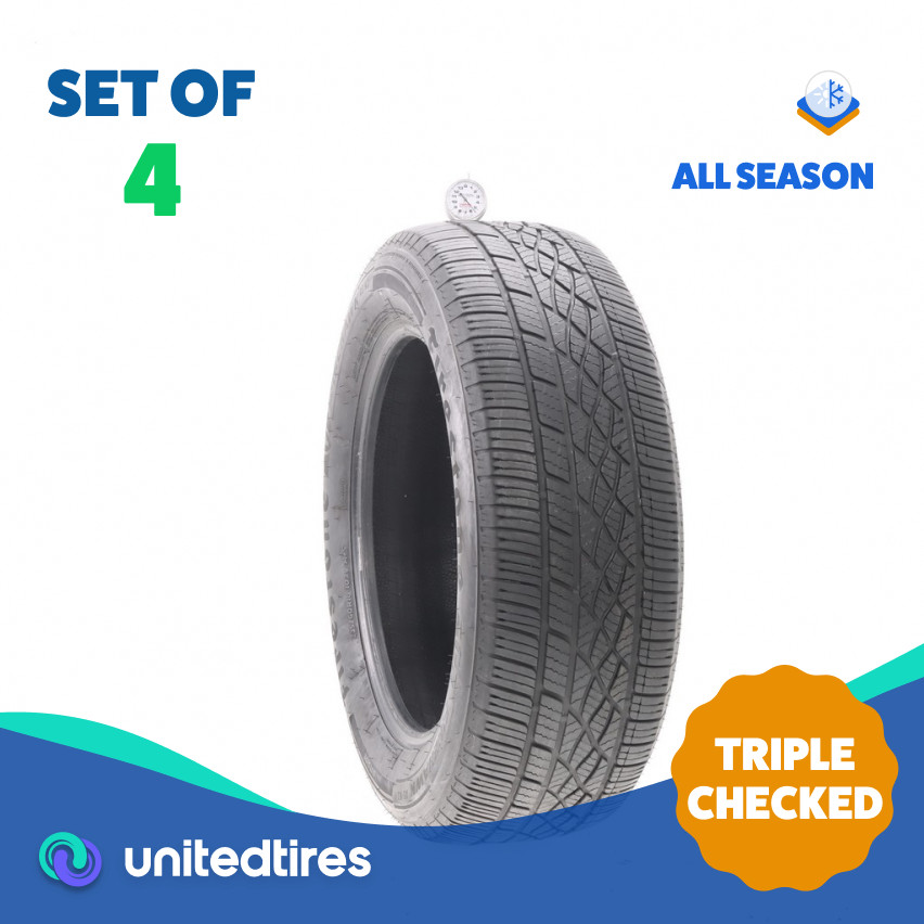 Set of (4) Used 235/60R18 Firestone Firehawk AS V2 103V – 5.5-7.5/32