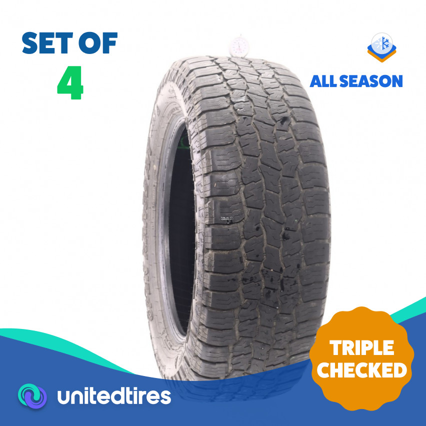 Set of (4) Used 275/60R20 Mazama Open Range A/T Plus 115T – 6.5-7/32