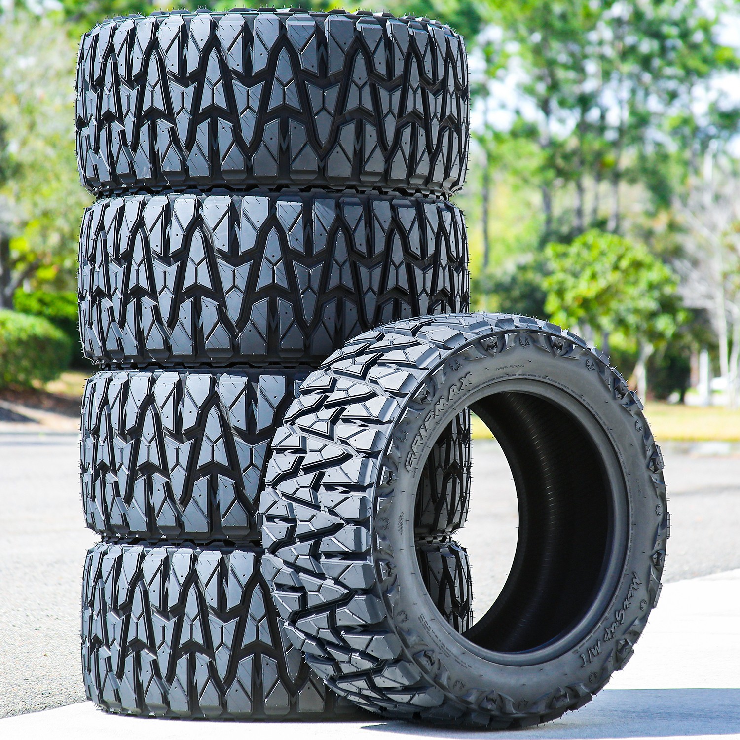 4 Tires Gripmax MaxGrip M/T LT 285/55R20 Load F 12 Ply MT Mud