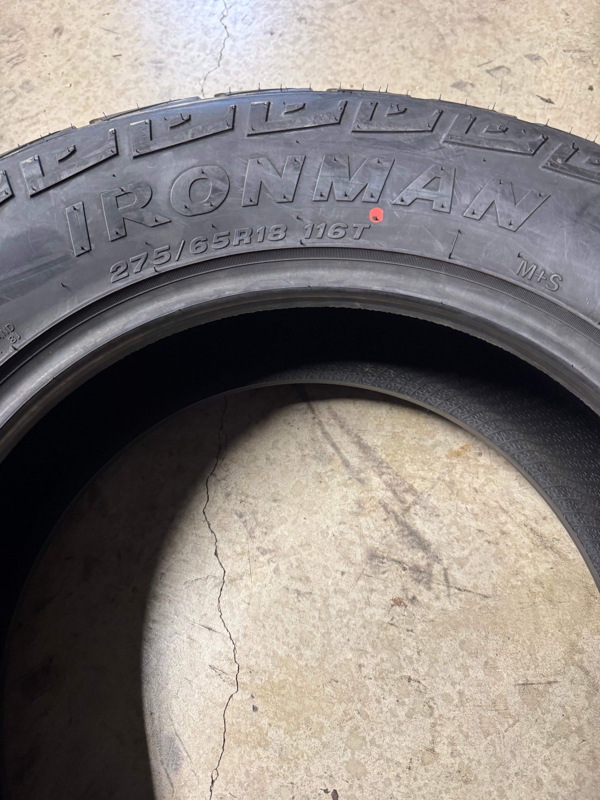 NOS IRONMAN ALL COUNTRY A/T BSW P 275 65 18 116T ALL TERRAIN TIRE 91204