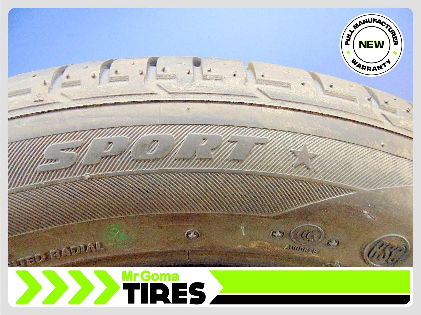 1 NEW 255/50R19 BRIDGESTONE DUELER H/P SPORT RFT XL NEW TIRE Run Flat 2555019