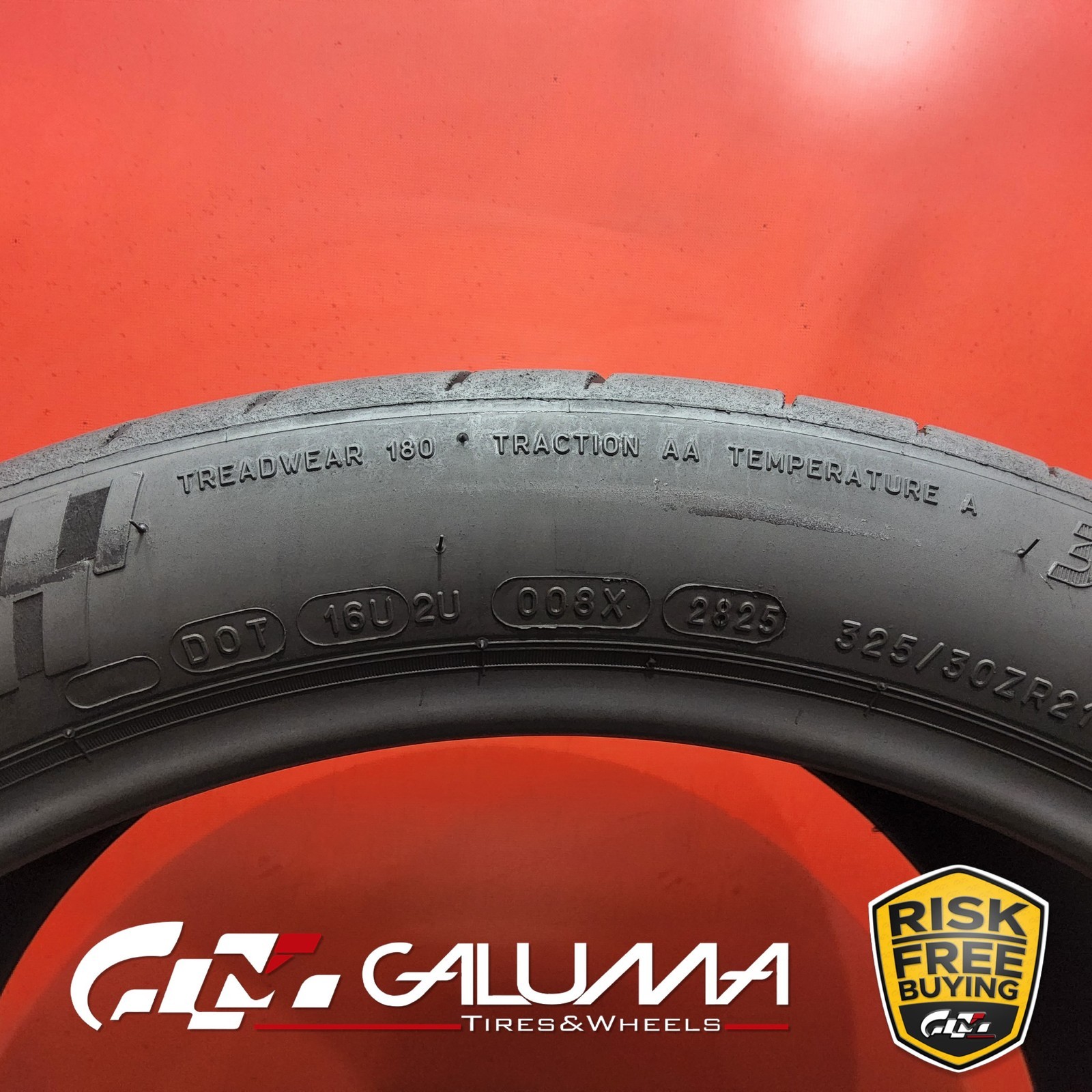 Set of 2 Tires LikeNEW Michelin Pilot Sport Cup 2 325/30ZR21 No Repairs #94400