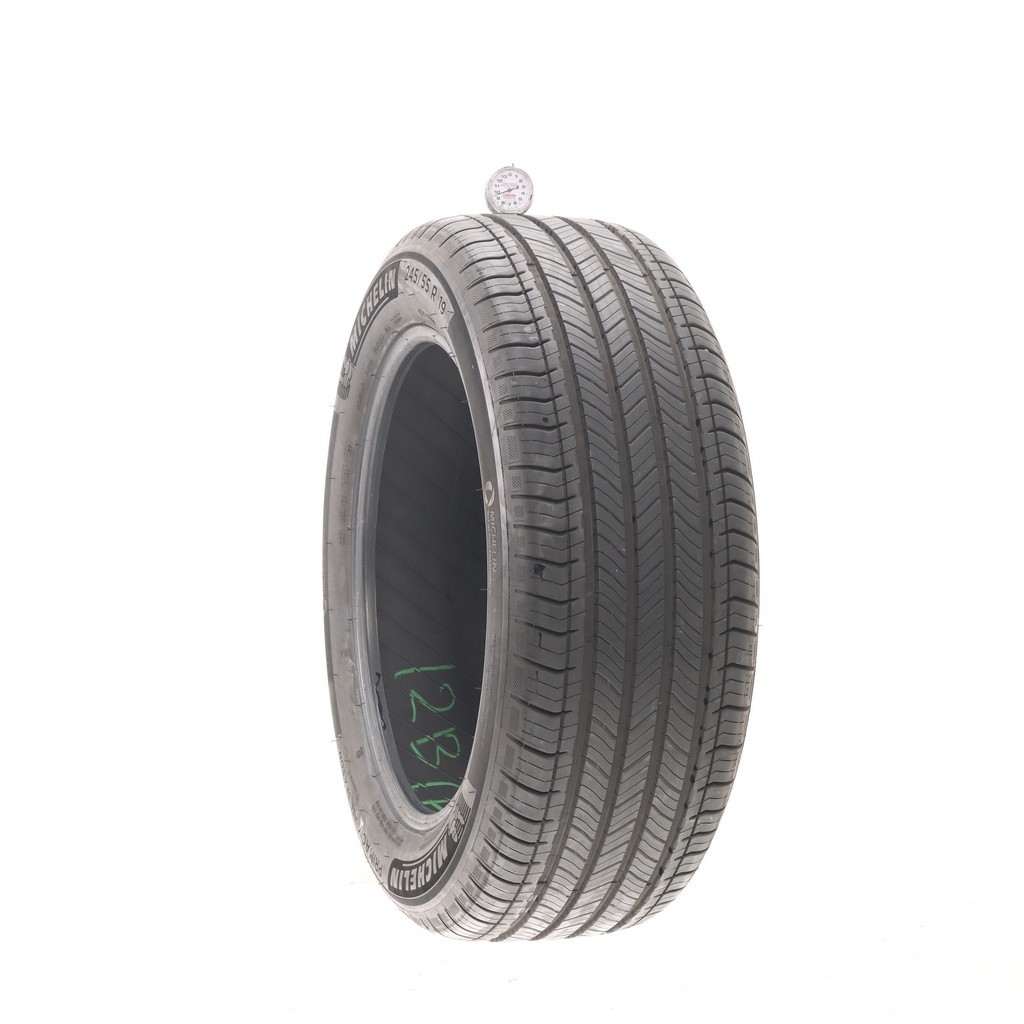 Set of (4) Used 245/55R19 Michelin Primacy All Season 103H – 8.5-9.5/32