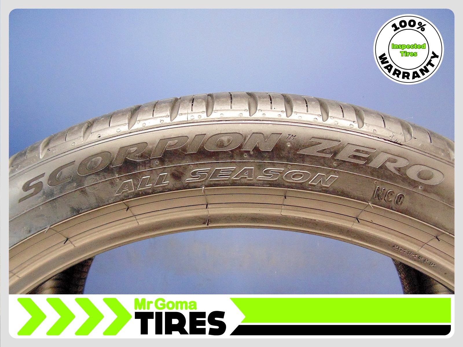 2 PIRELLI SCORPION ZERO AS NC0 XL 315/35R22 USED TIRES 8.5/32 TREAD 111V 3153522