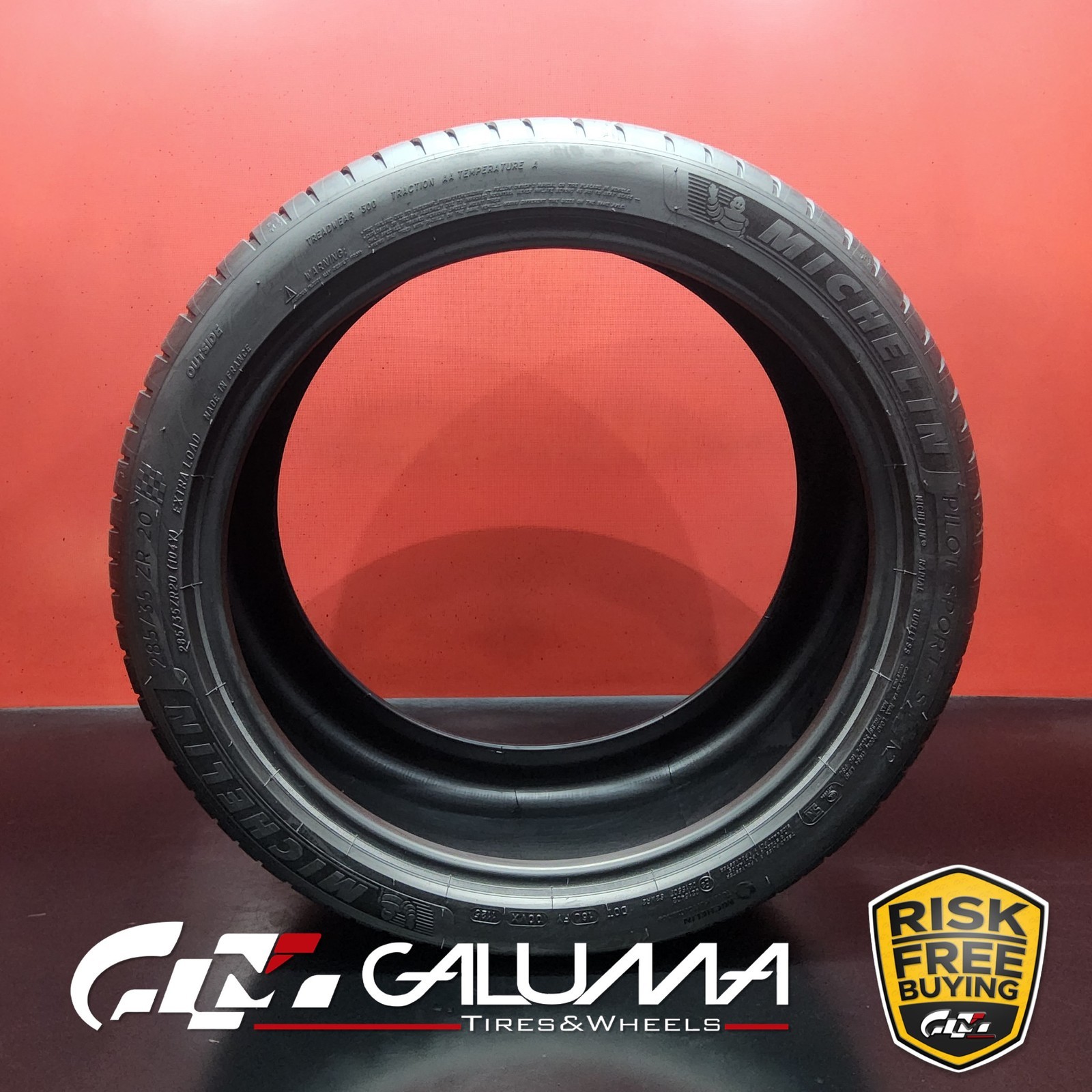 1 Tire LikeNEW Michelin Pilot Sport 4S 285/35ZR20 2853520 104Y #93928