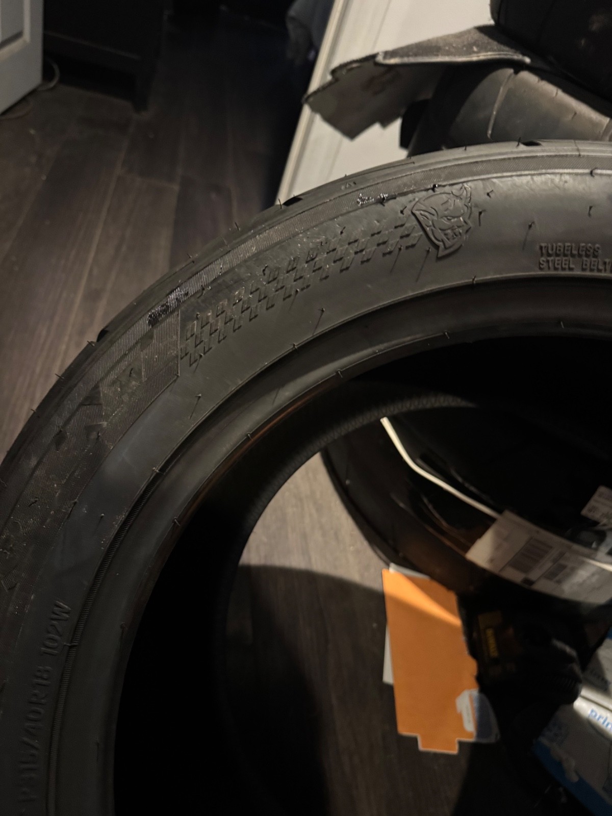2018 OEM Dodge Challenger Demon Nitto NT05R 315/40R18 drag tires