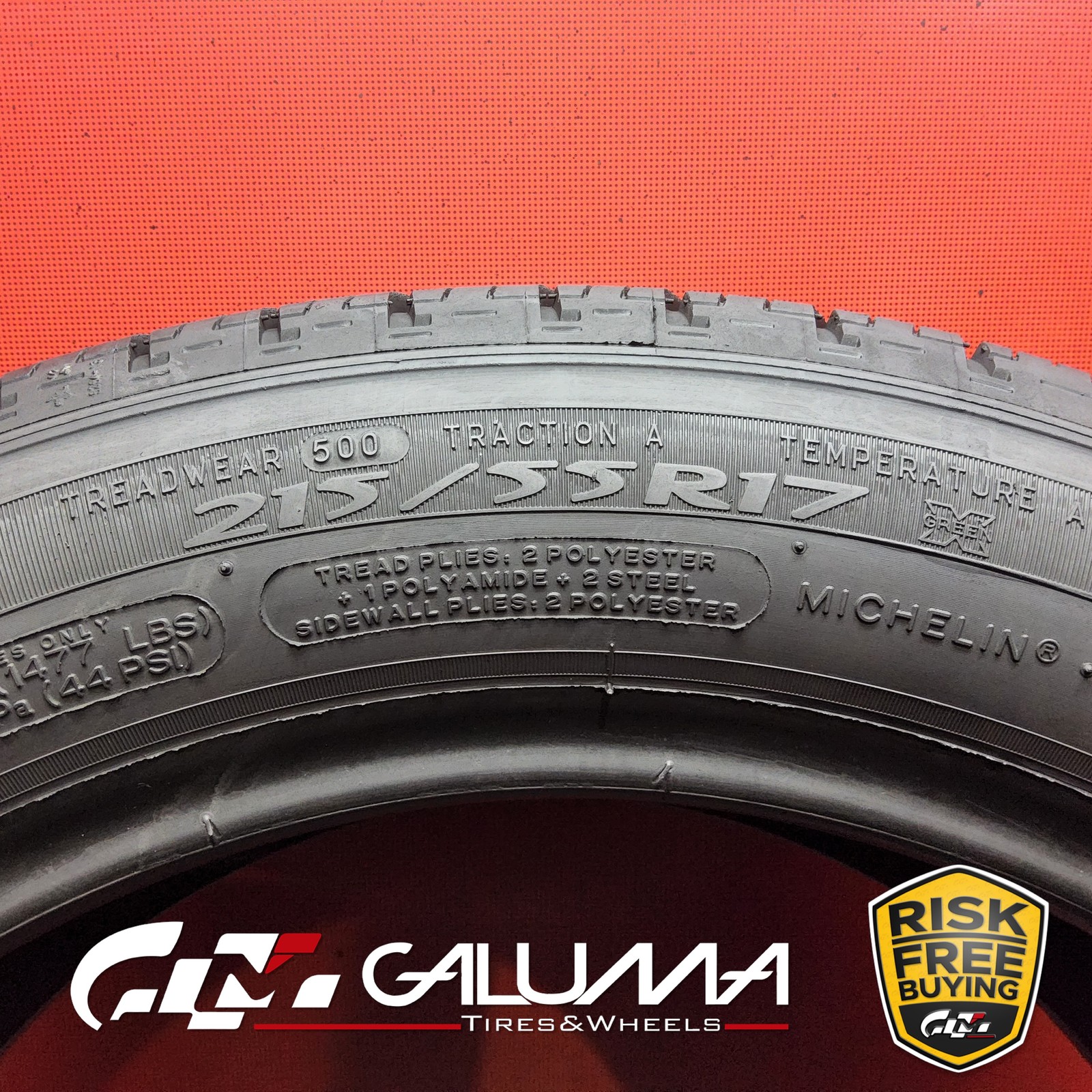 1 Tire Michelin Primacy mxv4 215/55R17 215/55/17 2155517 94V No Repairs #95318