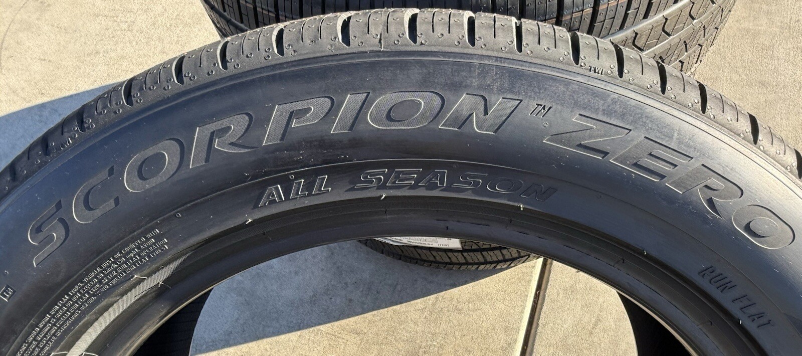 FOUR NEW 295/45ZR20 Pirelli Scorpion Zero All Season Run Flat RFT SRT Trackhawk