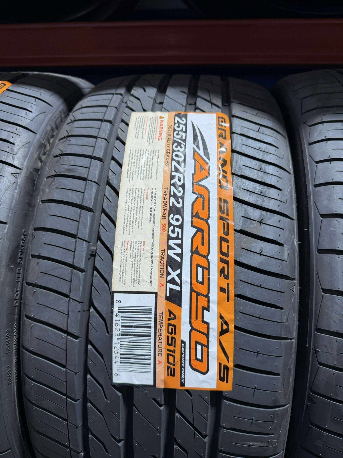 255/30/22 Arroyo Grand sport All Season brand new tires set of (4)