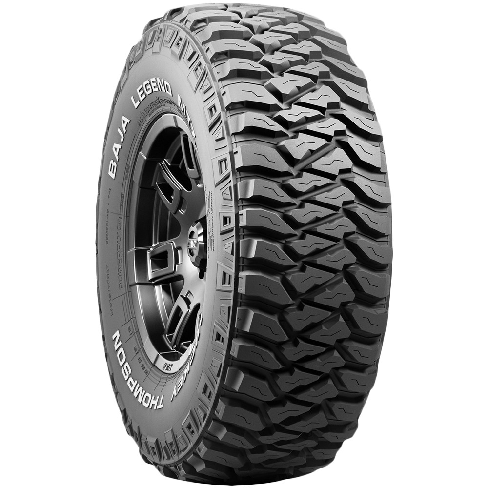 (QTY 4) 33×10.50R15 Mickey Thompson Baja Legend MTZ 114Q LRC White Letter Tires