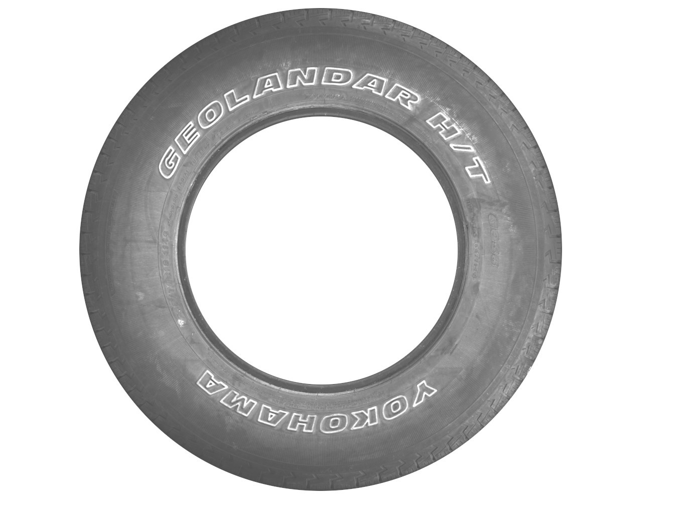 P265/70R18 Yokohama Geolandar H/T G056 OWL 114 S Used 8/32nds