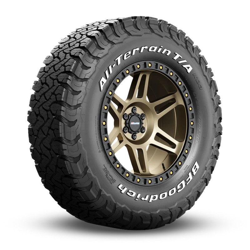1 BFGoodrich All Terrain T/A KO3 RWL 235/75R15 110/107S 50K Mi Warranty 8 PLY