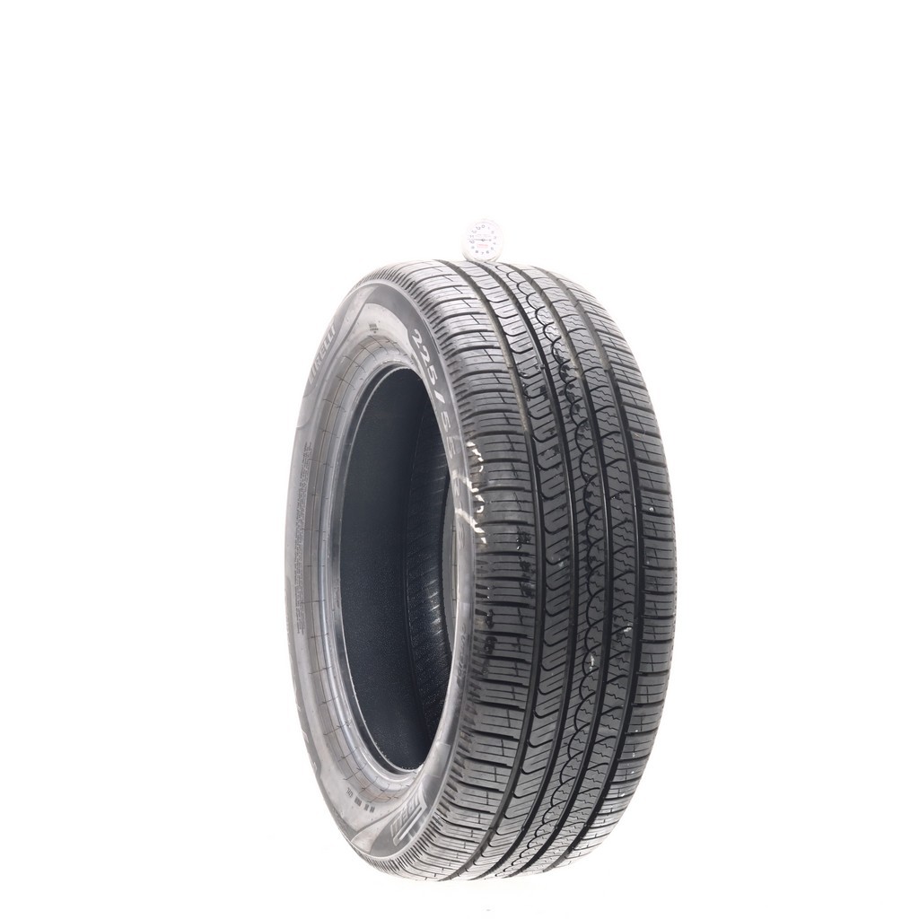 Set of (4) Used 225/55R18 Pirelli P7 AS Plus 3 98H – 9.5-10.5/32