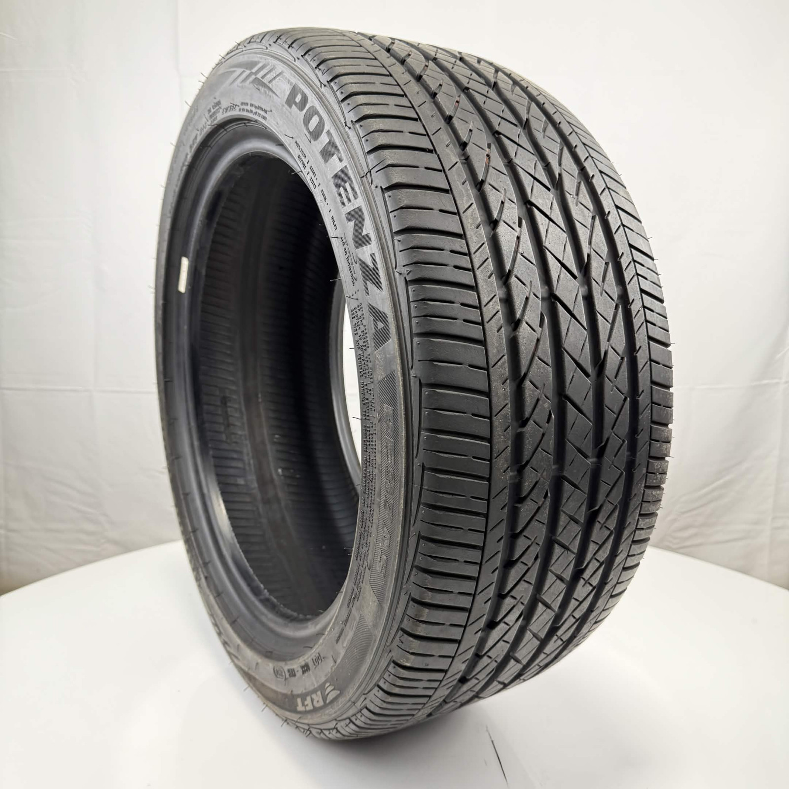 Used 245/45RF17 Bridgestone Potenza RE97AS RFT 95V 7/32 (DOT 18)