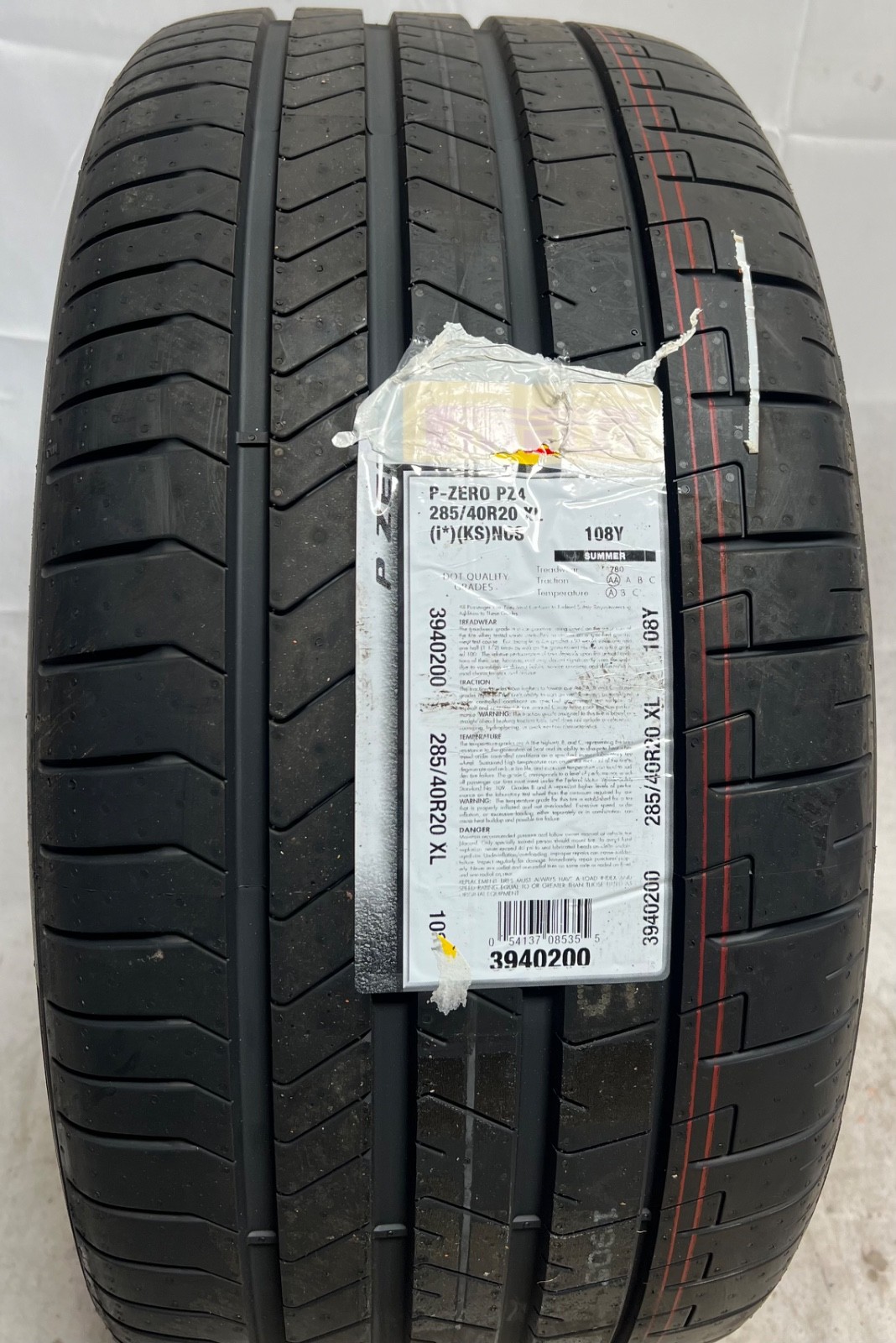 1 – NEW 285/40R20 XL (108Y) Pirelli P Zero PZ4 PNCS KS (I *) BMW OEM – 4035