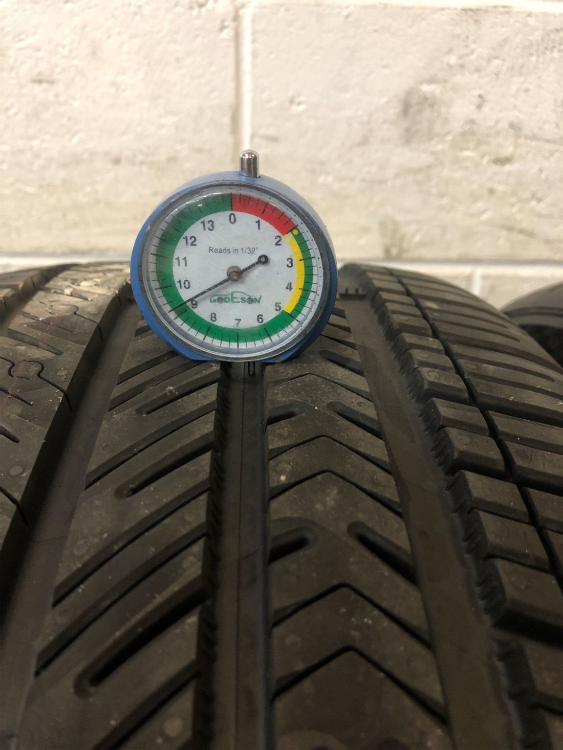 4x P255/35R21 Michelin Pilot Sport A/S 4 TO 9/32 98 W Used Tires 2553521