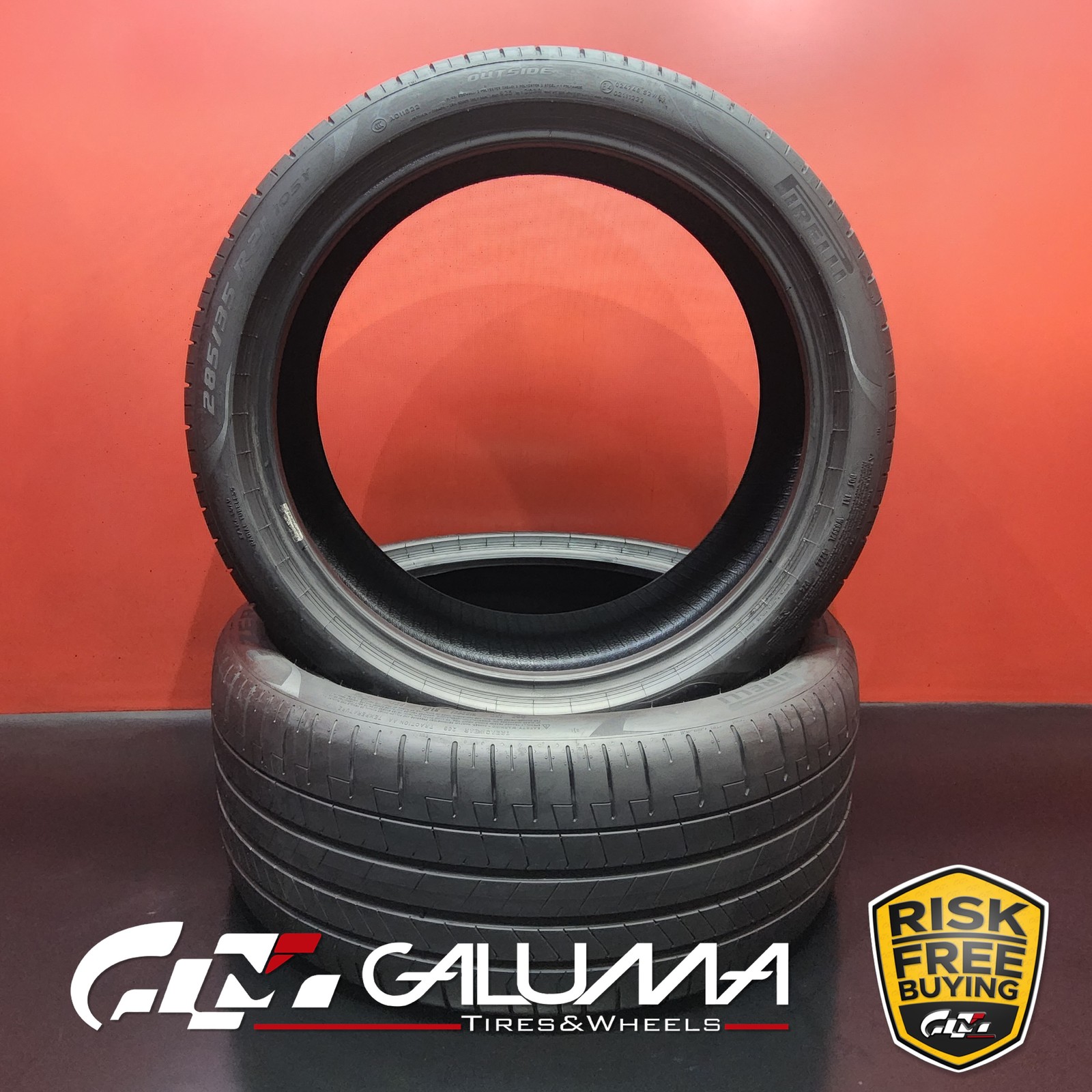 Set of 2 Tires Pirelli P-Zero (PZ4) ★ XL 285/35R21 285/35/21 2853521 105Y #95833