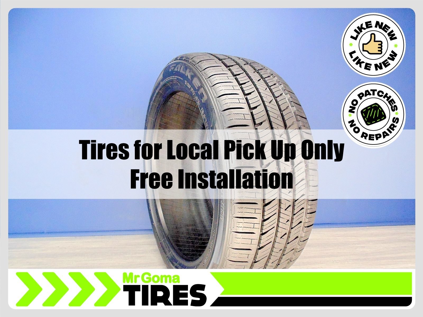 1 FALKEN ZIEX CT60 A/S 255/45R20 USED TIRE 10.0/320 TREAD NO PATCHES 2554520